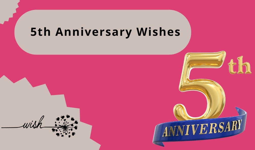 5th Anniversary Wishes