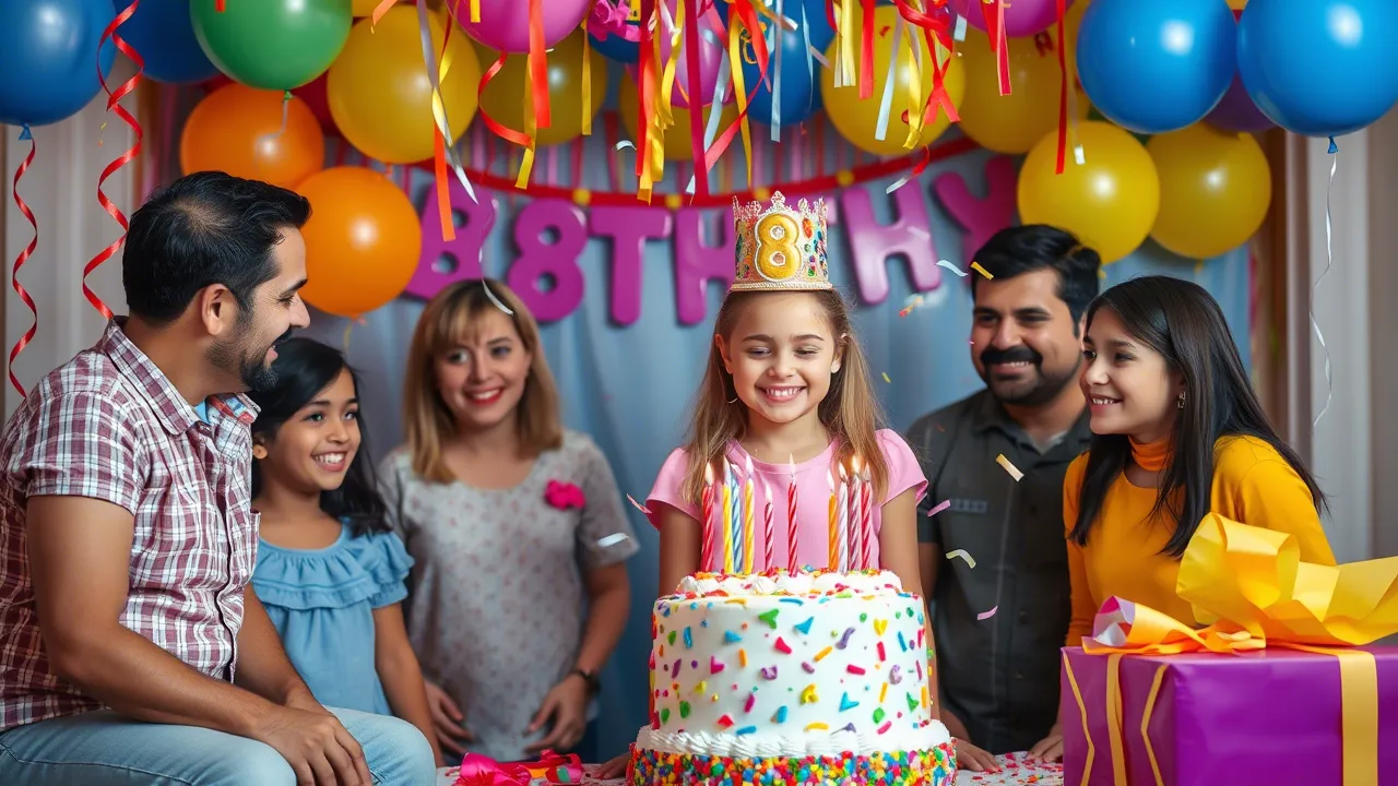 8th Birthday Wishes