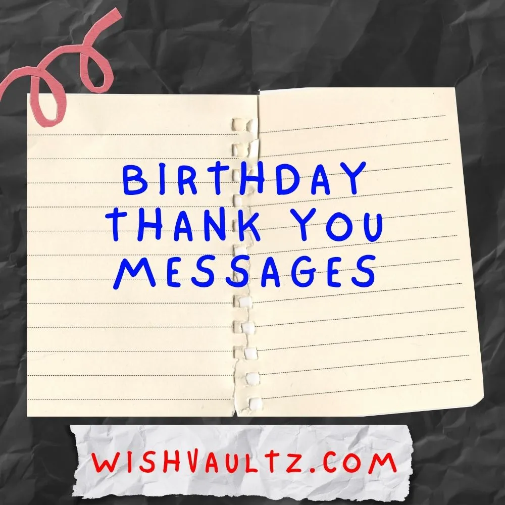 Birthday Thank You Messages