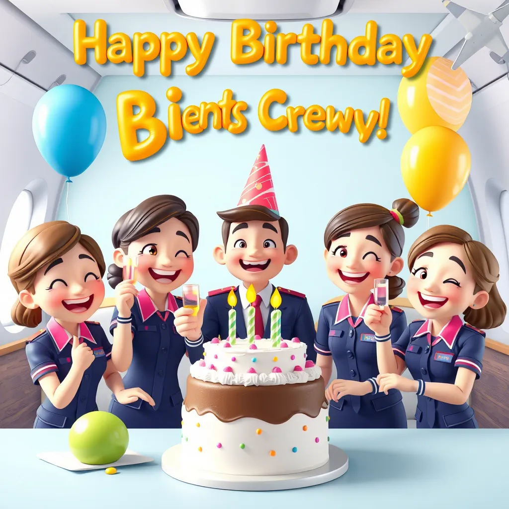 Birthday Wishes for a Cabin Crew Friend