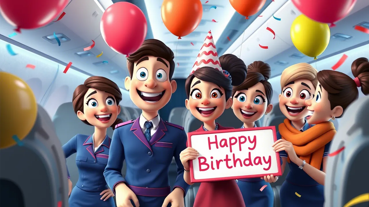 Birthday Wishes for Cabin Crew
