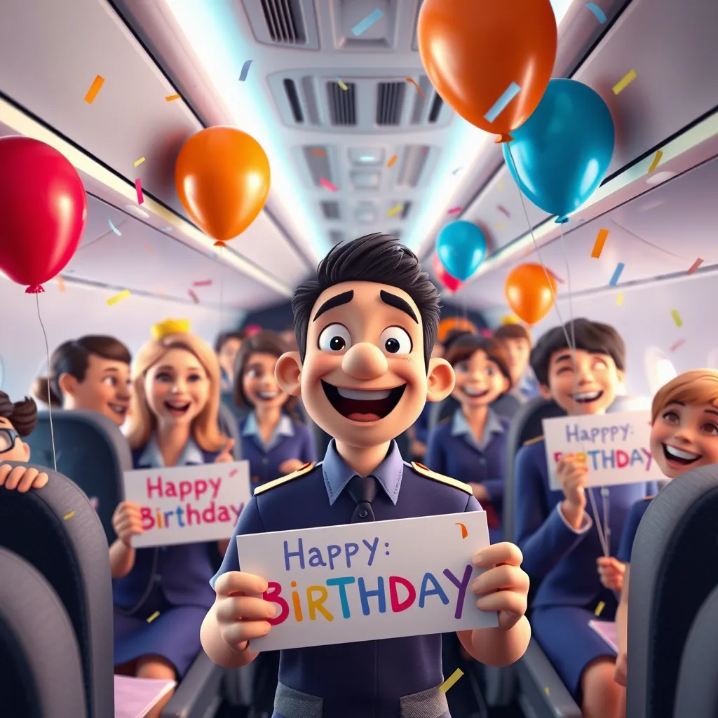 Birthday Wishes for Male Cabin Crew