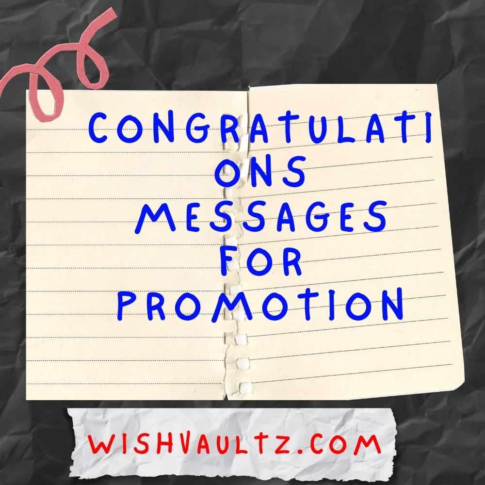 Congratulations Messages for Promotion