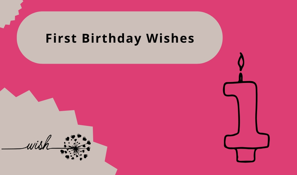 First Birthday Wishes