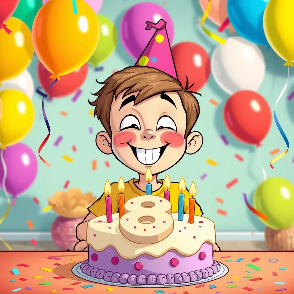 Funny 8th Birthday Messages