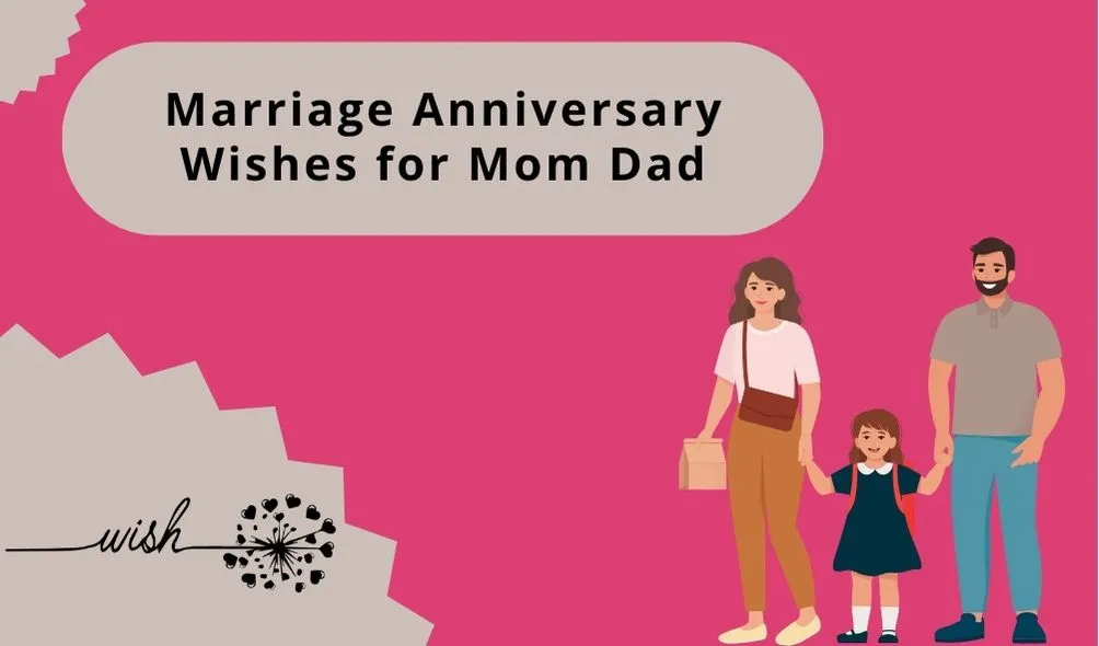 Marriage Anniversary Wishes for Mom Dad