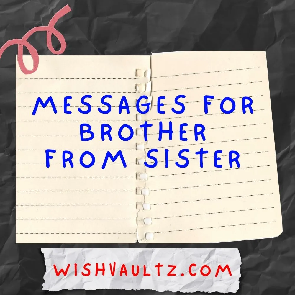 Messages for Brother from Sister