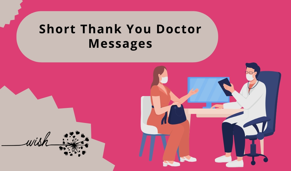 Short Thank You Doctor Messages