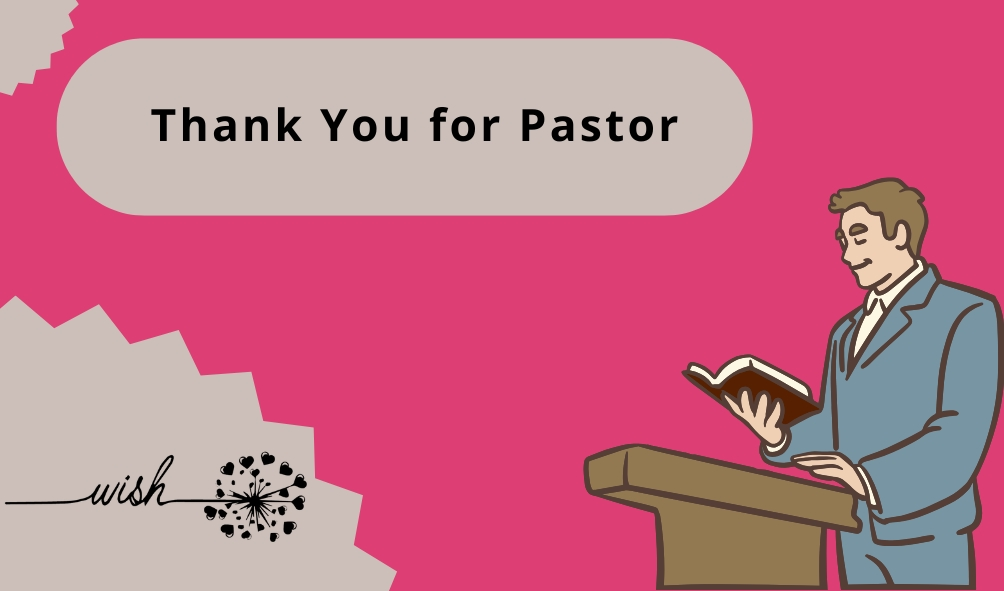 Thank You for Pastor