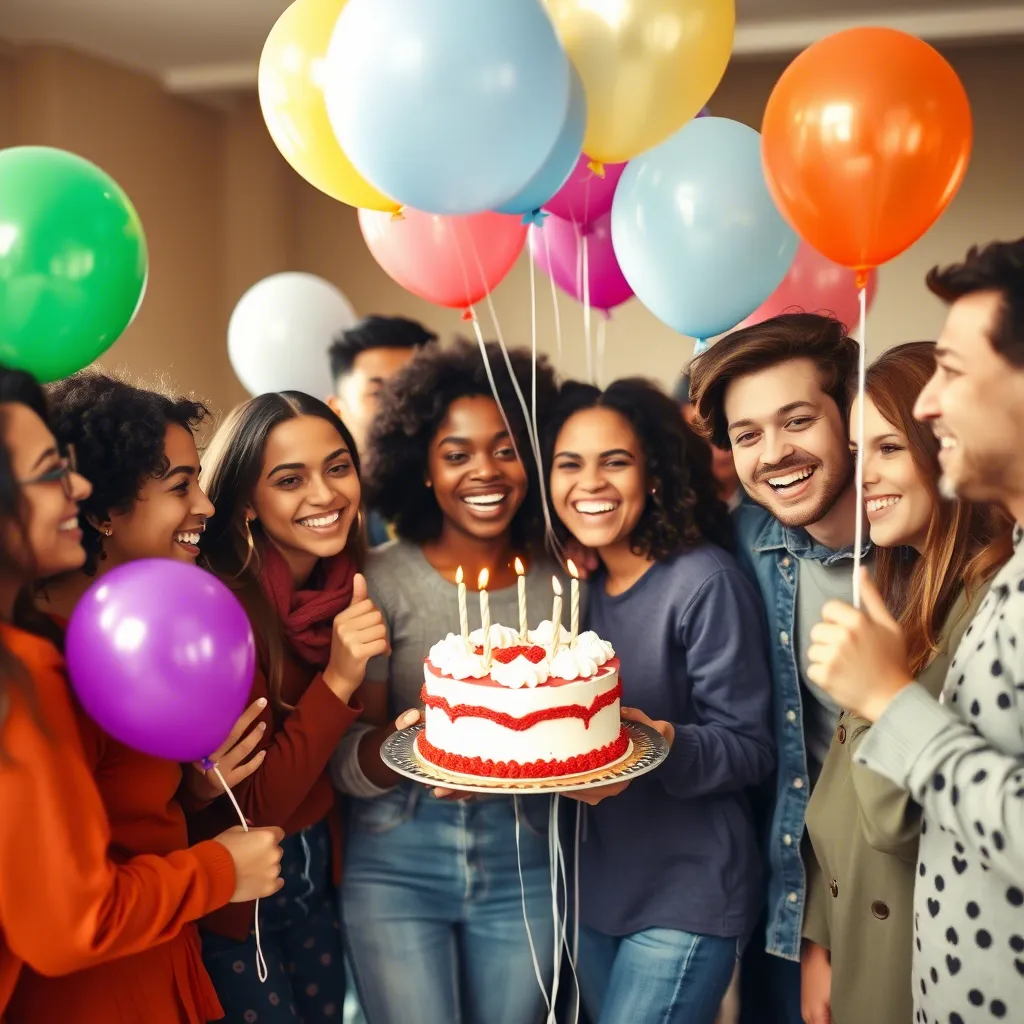 Thank You for the Birthday Wishes” to Friends