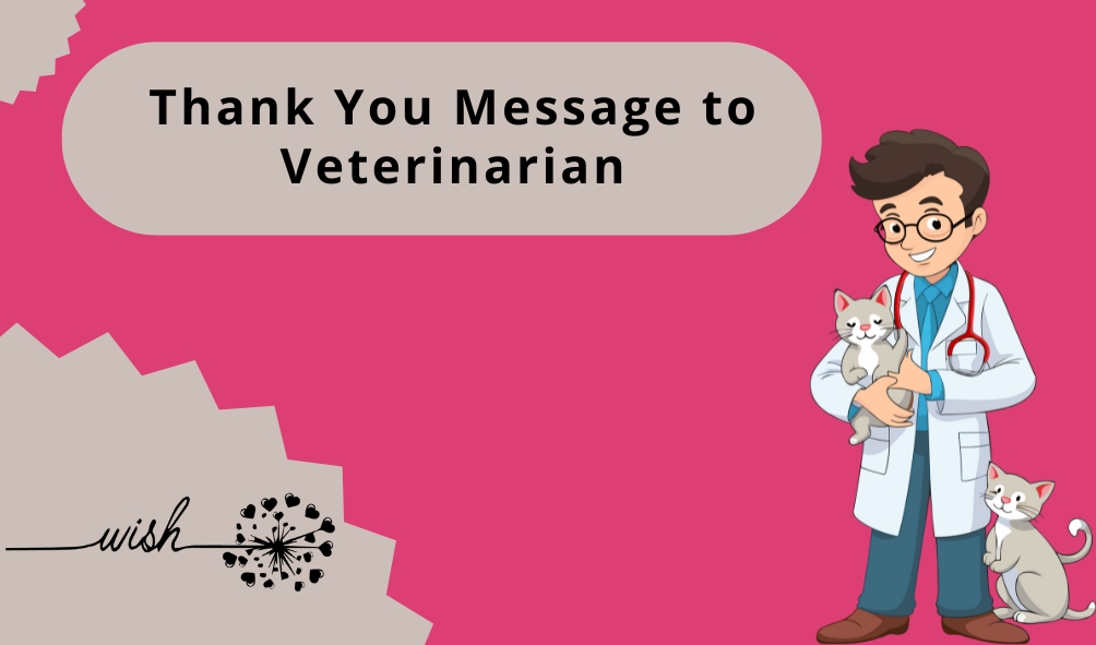 Thank You Message to Veterinarian