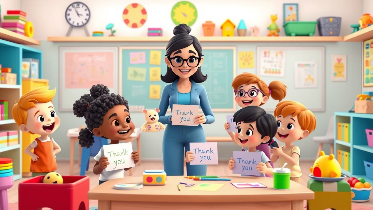 Thank You Messages for Daycare Teachers