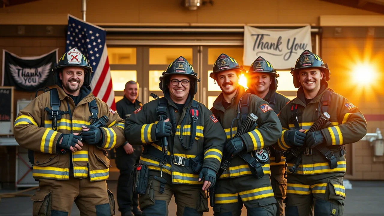 Thank You Messages for Firefighters