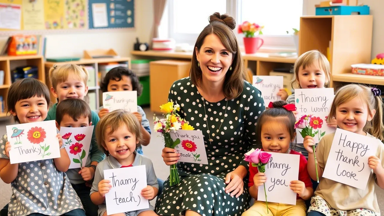 Thank You Messages for Nursery Teacher