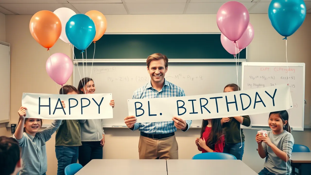 Birthday Wishes for a Physics Teacher