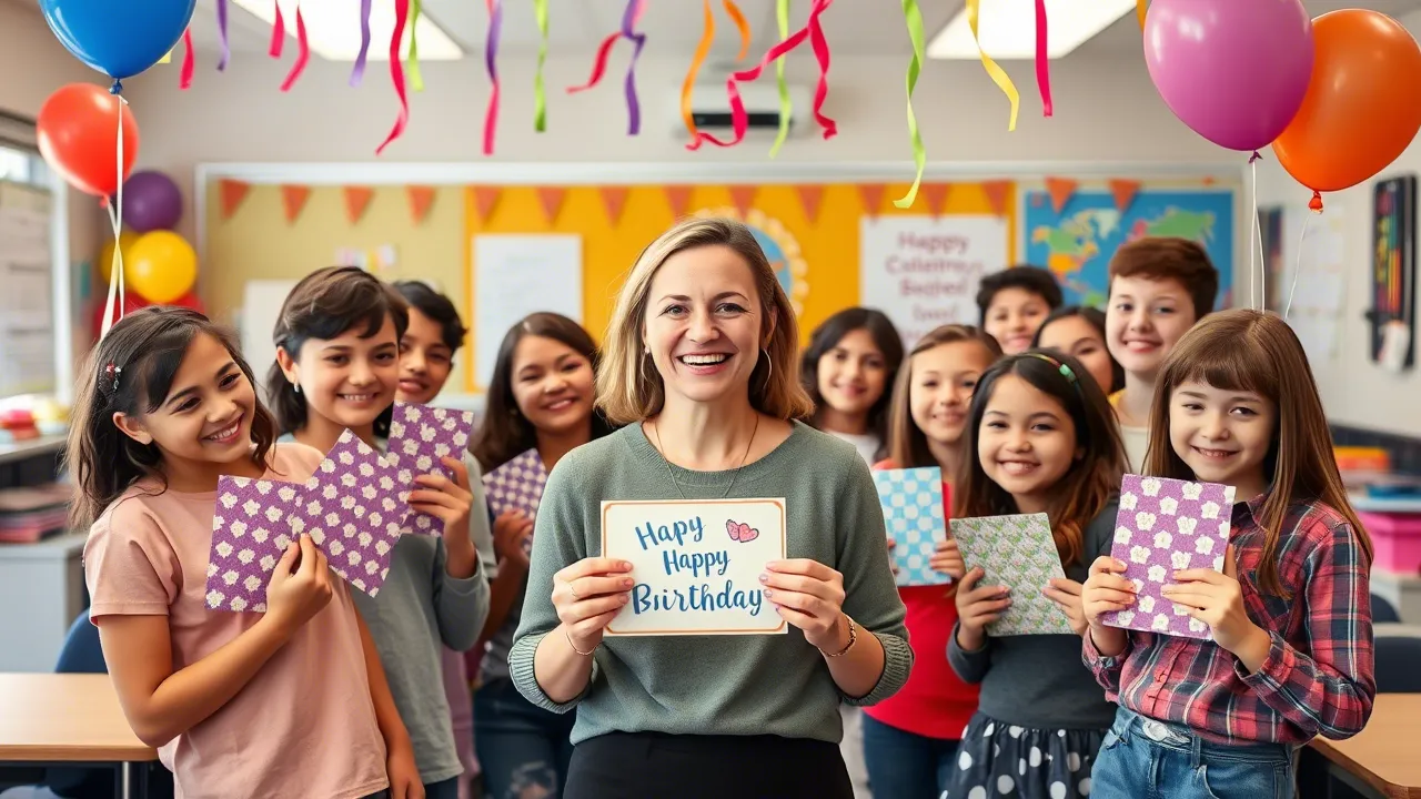 Birthday Wishes for Your English Teacher