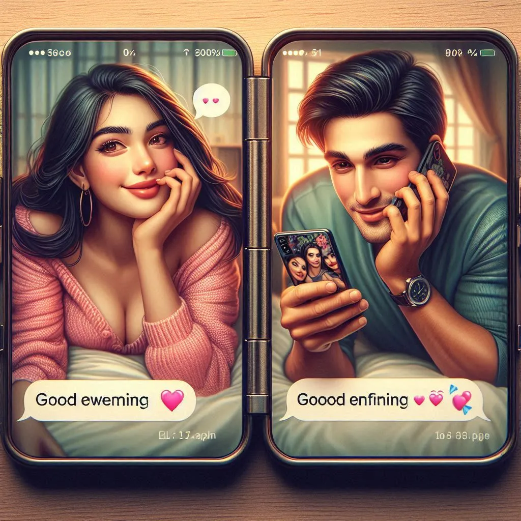 Cozy Good Evening Messages For Her