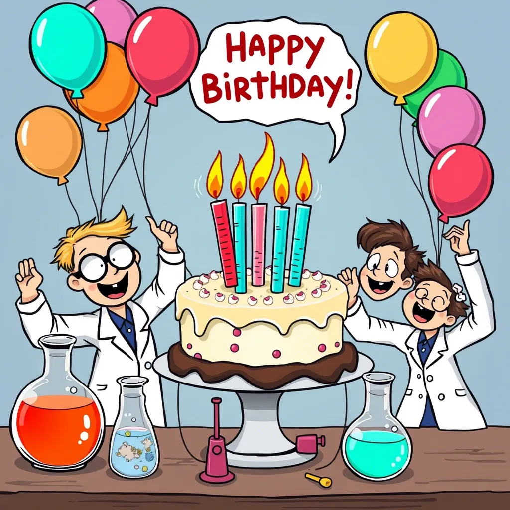 Funny Science Birthday Wishes