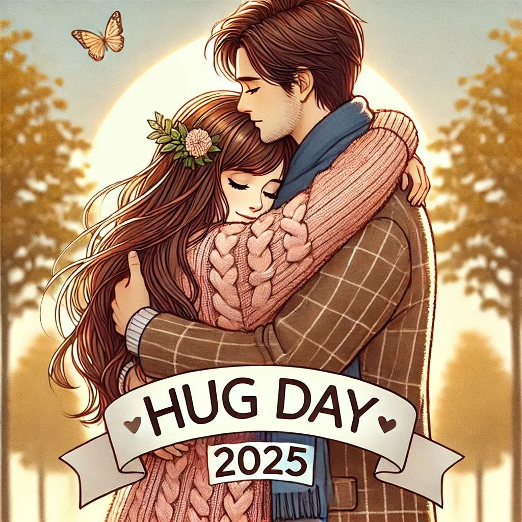 Romantic Hug Day Expressions