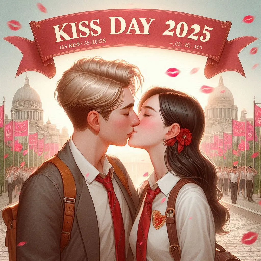 Romantic Kiss Day Wishes