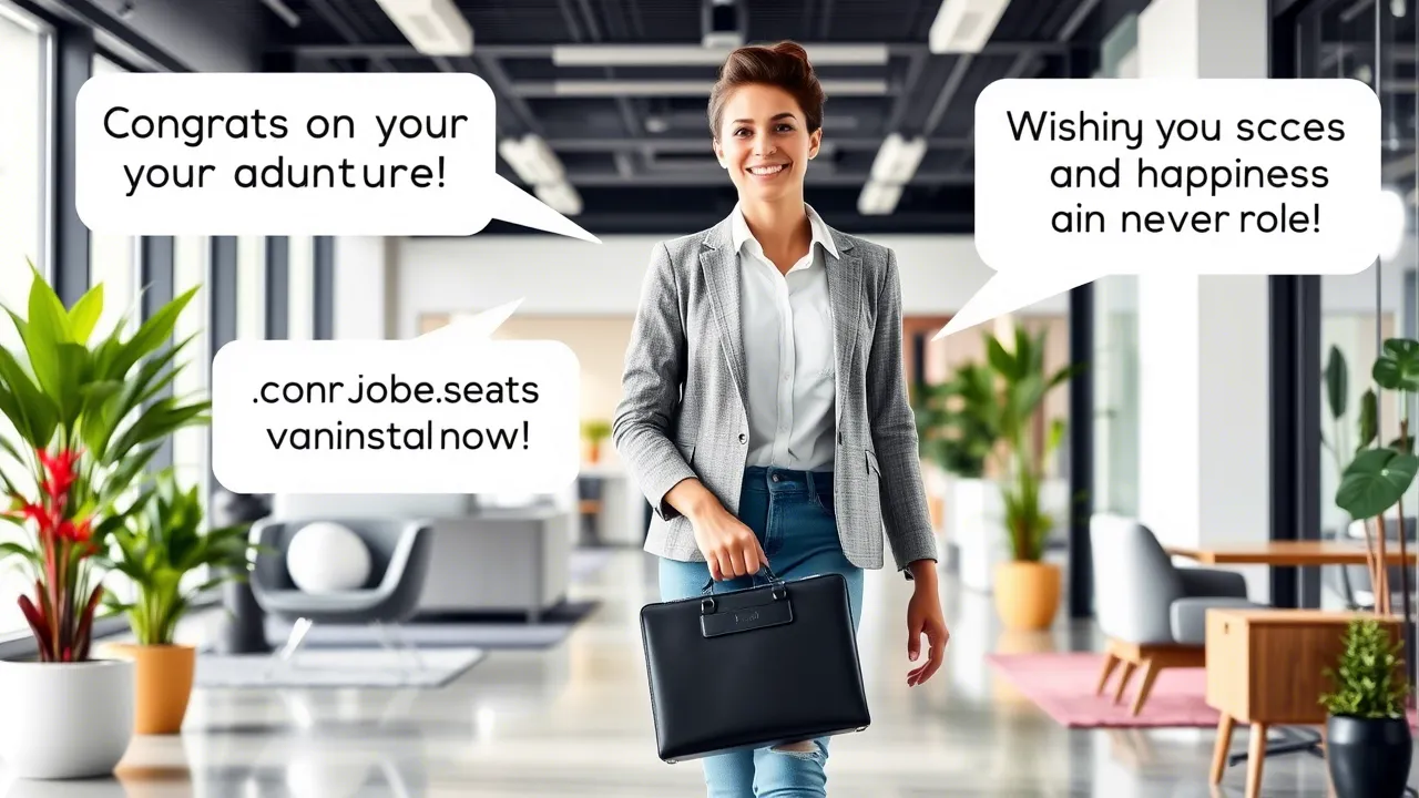 well wishes for new job